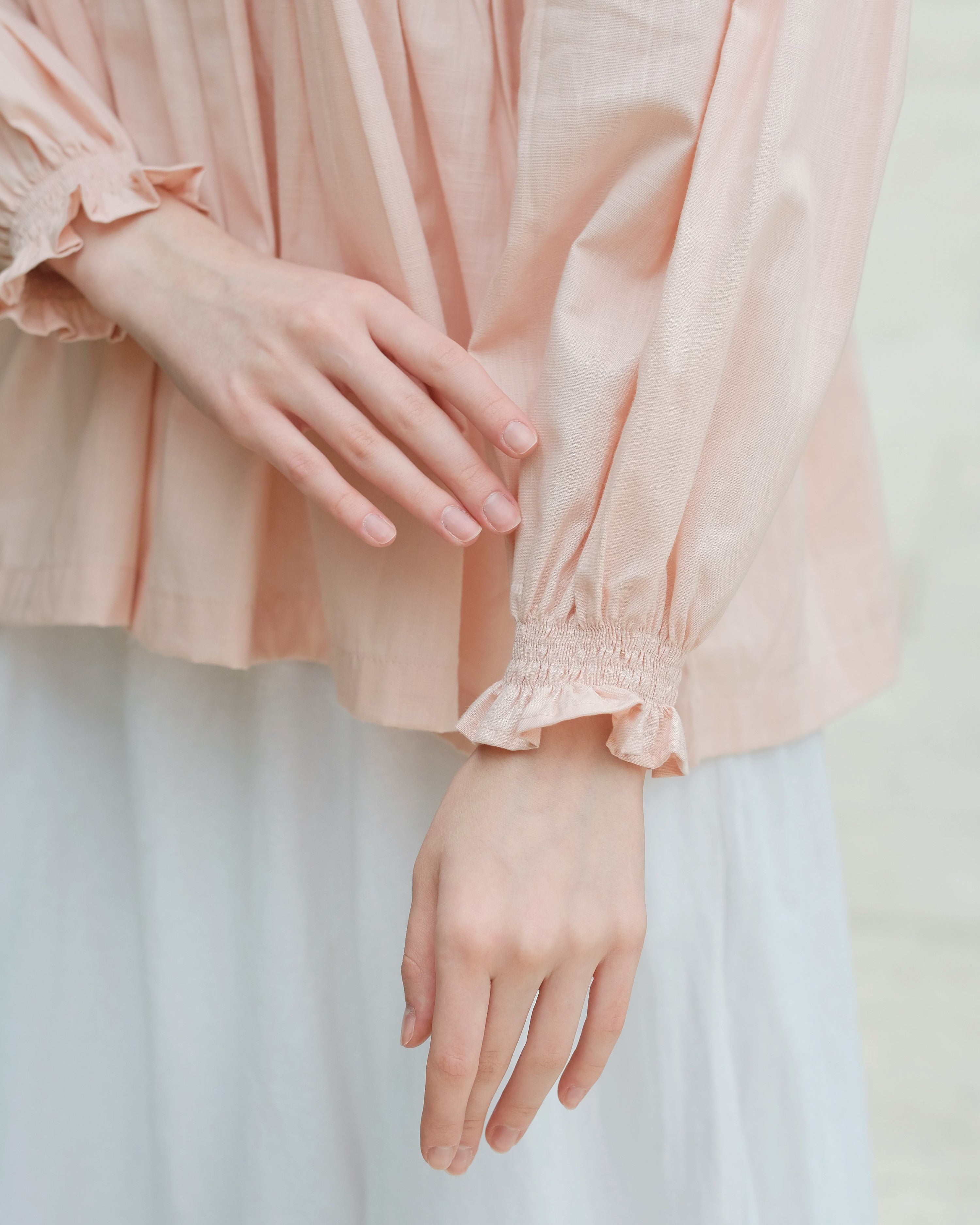 Lady Sera Collar Blouse in Pink