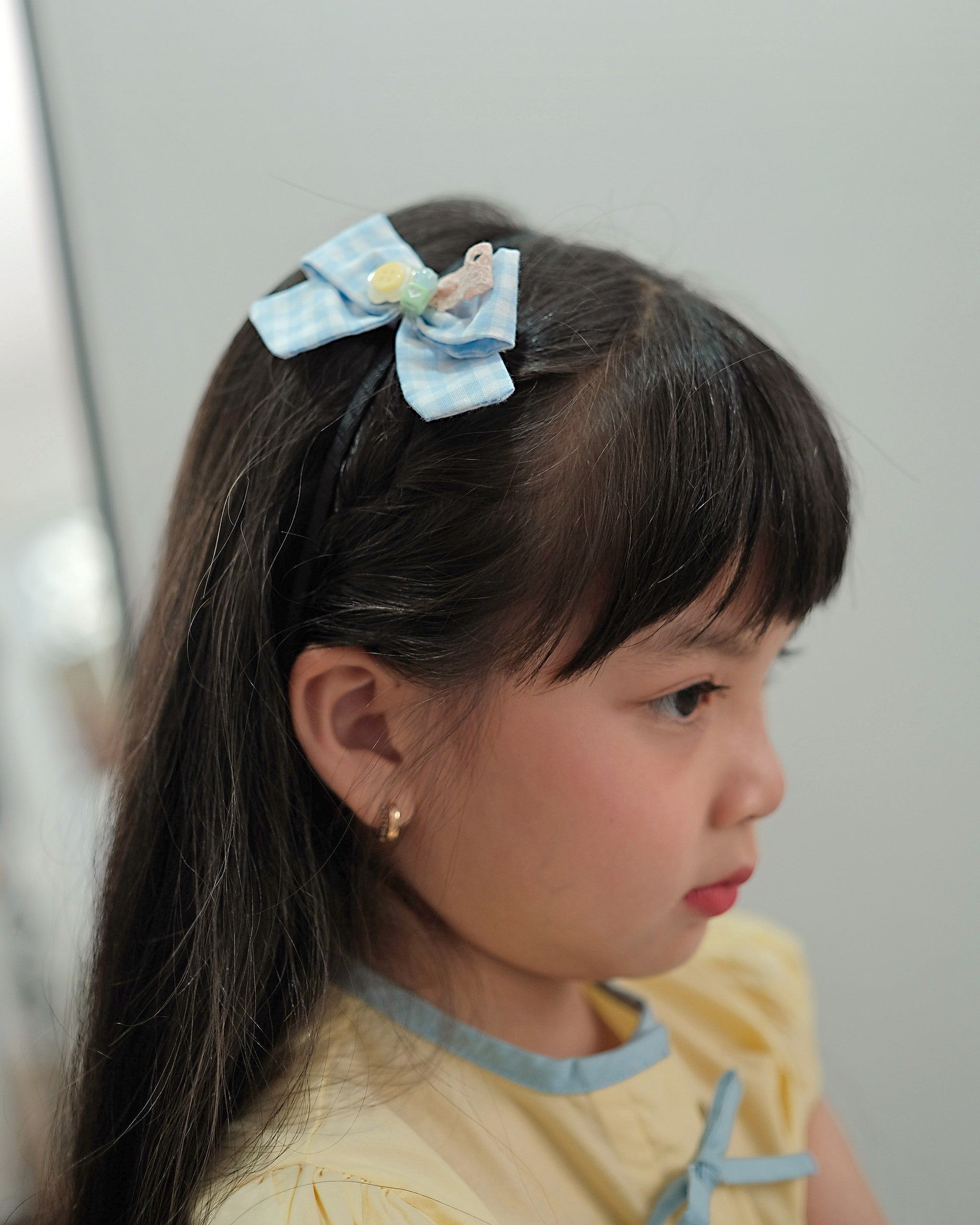 Ribelle Bow Headband in Blue