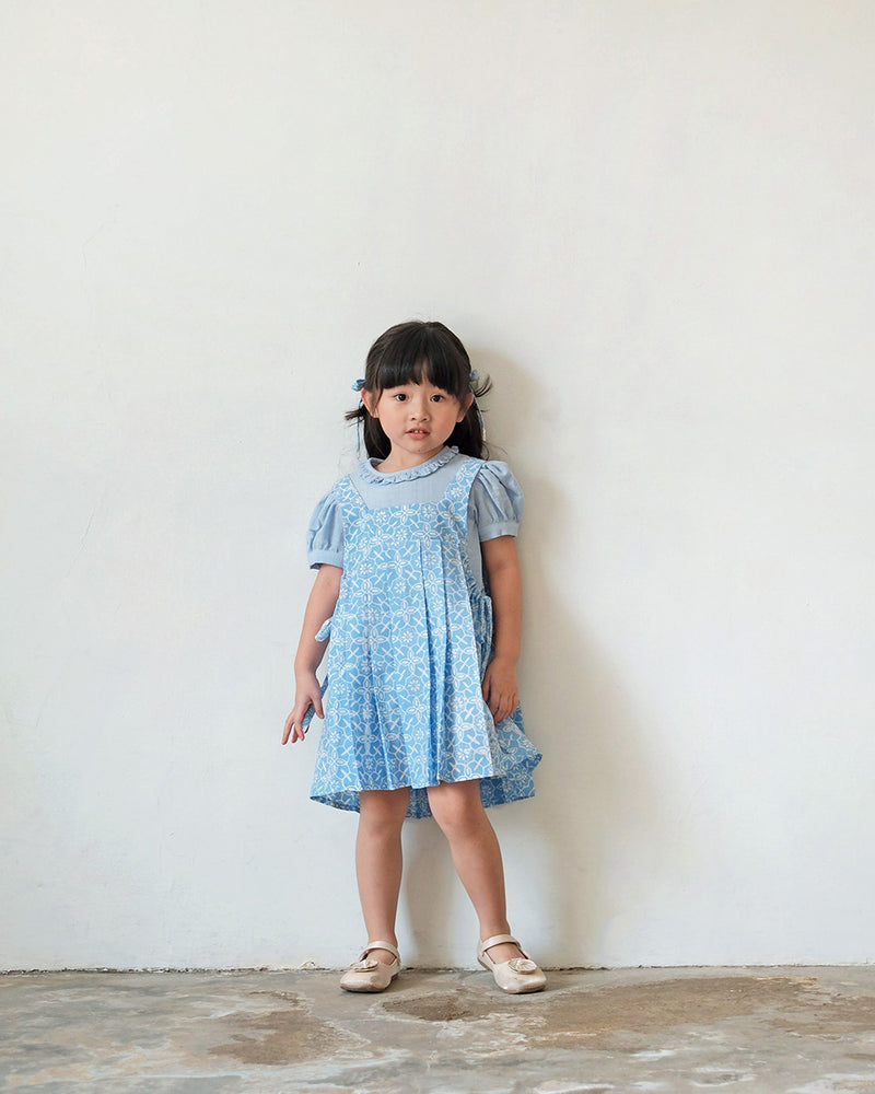 Citra Batik Set Dress in Blue