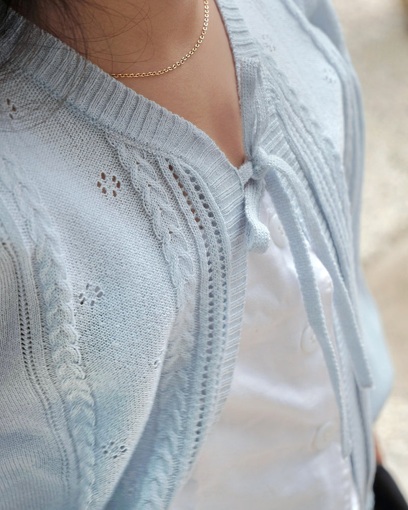 Seraphine Cardigan in Baby Blue