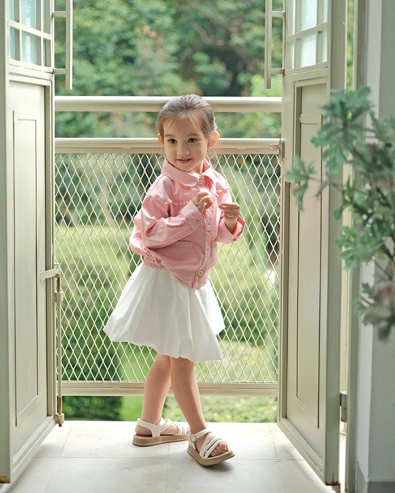 Balloon Skirt in White