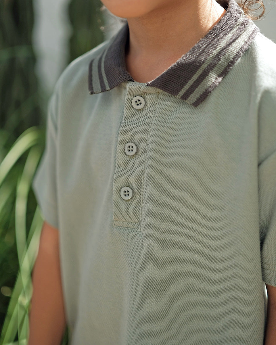 Reagan Polo Shirt in Olive