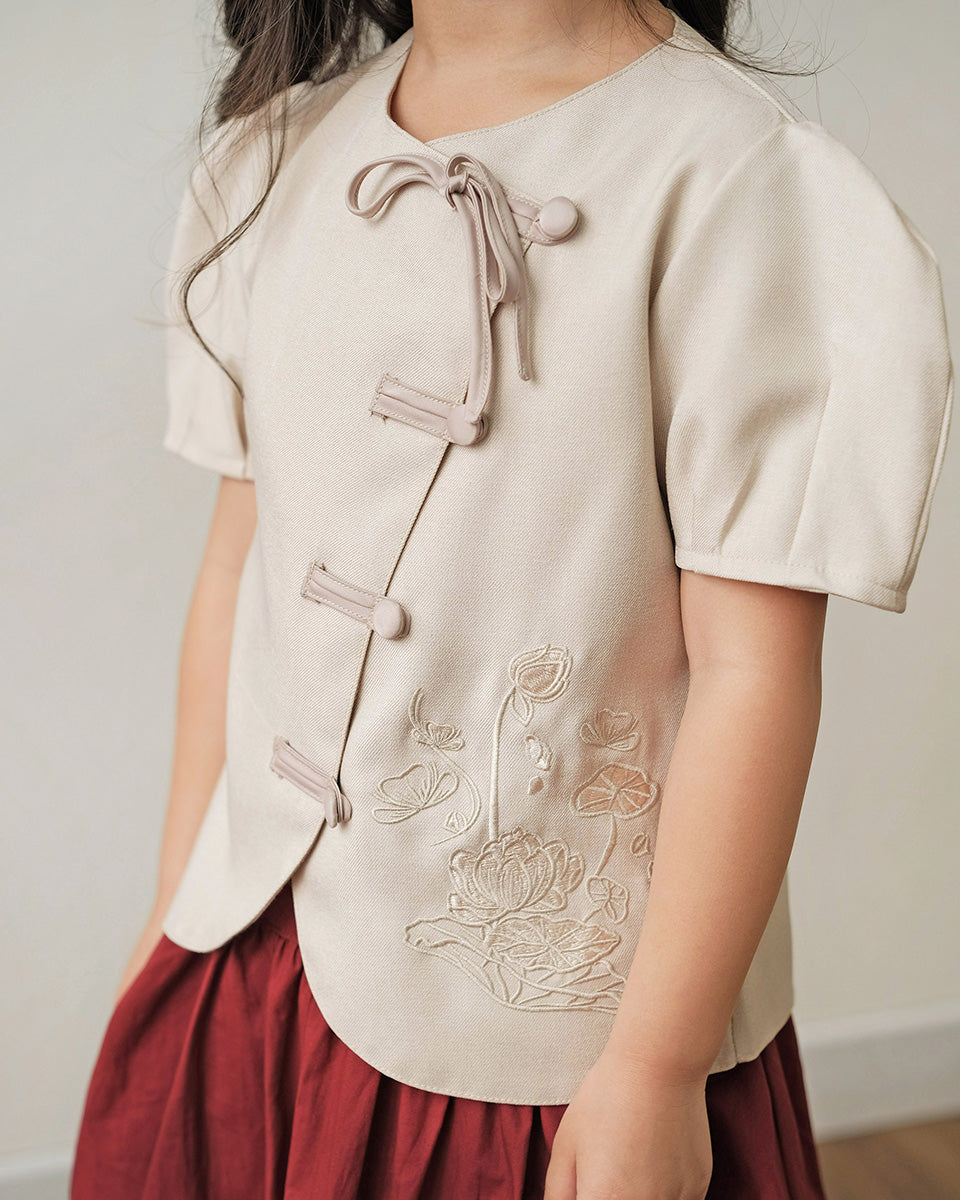 Precious Qipao in Oat