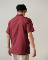 Mr. Lucky Qipao in Maroon