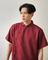 Mr. Lucky Qipao in Maroon