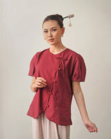 Lady Precious Qipao in Maroon