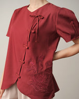 Lady Precious Qipao in Maroon