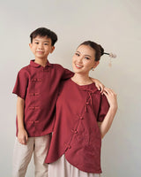 Lady Precious Qipao in Maroon