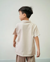 Lucky Boy Qipao in Oat