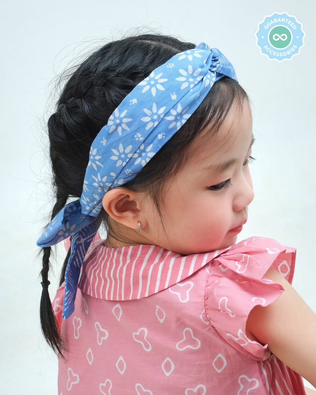 Sukacita Tie Headband in Blue