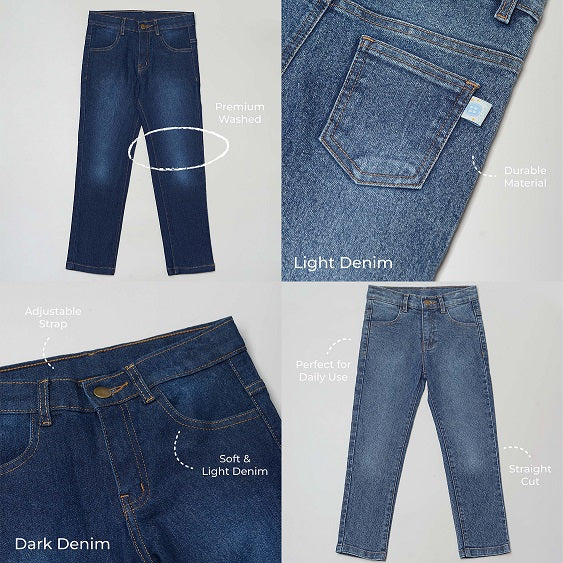 Klein Straight Jeans in Light Denim